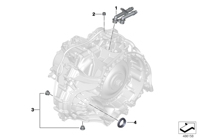 Elementy przekładni 7DCT300  (28_0034) dla MINI Cabrio F57 LCI Cooper S Cabrio ECE