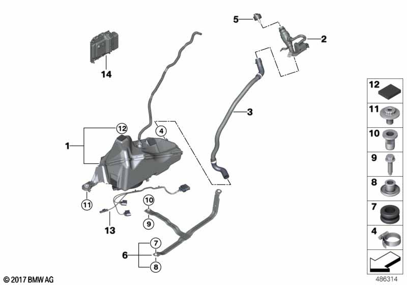 System SCR  (16_1657) dla BMW 4' F33 LCI 420d Cab ECE