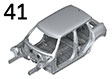 Elementy blasz. karoserii dla MINI F55 LCI Cooper S 5-drzwiowy ECE