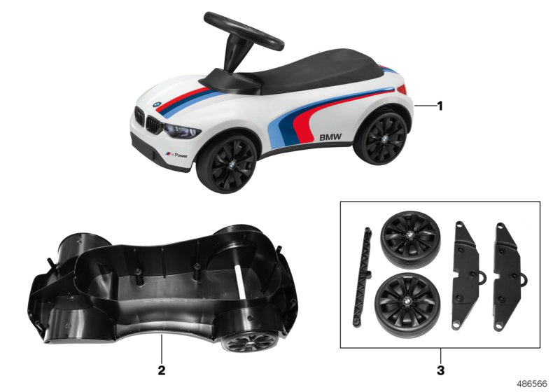 BMW M Sport części zamienne BR III  (80_1208) dla BMW 5' G30 LCI 530dX Lim ECE