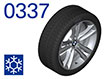 Koło kompletne zimowe dla BMW X3 G01 X3 30eX SAV ECE