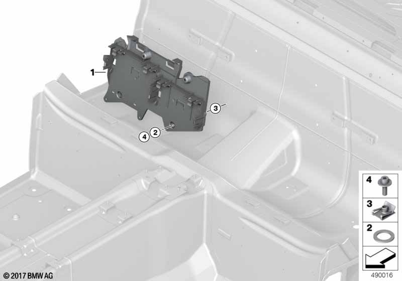 Uchwyt modułu dachu kabrioletu  (61_5850) dla BMW i i8 I15 i8 Roa ECE