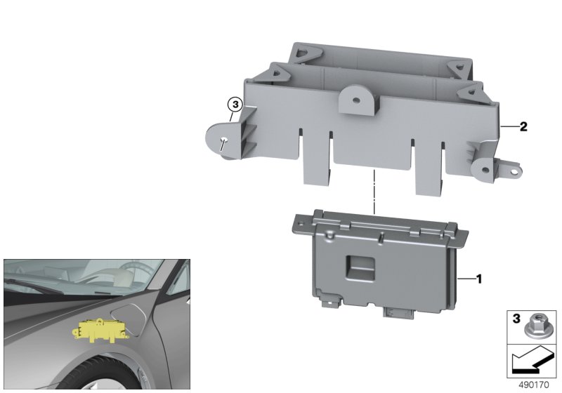 Sterownik KaFAS  (66_0326) dla BMW i i8 I15 i8 Roa ECE