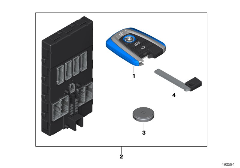 Pilot radiowy  (41_2925) dla BMW i i8 I15 i8 Roa ECE