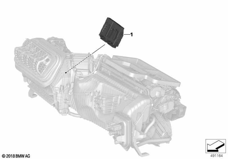Sterownik ukł. klimatyzacji  (64_2408) dla BMW TMC Supra LCI Supra 30i Cou ECE