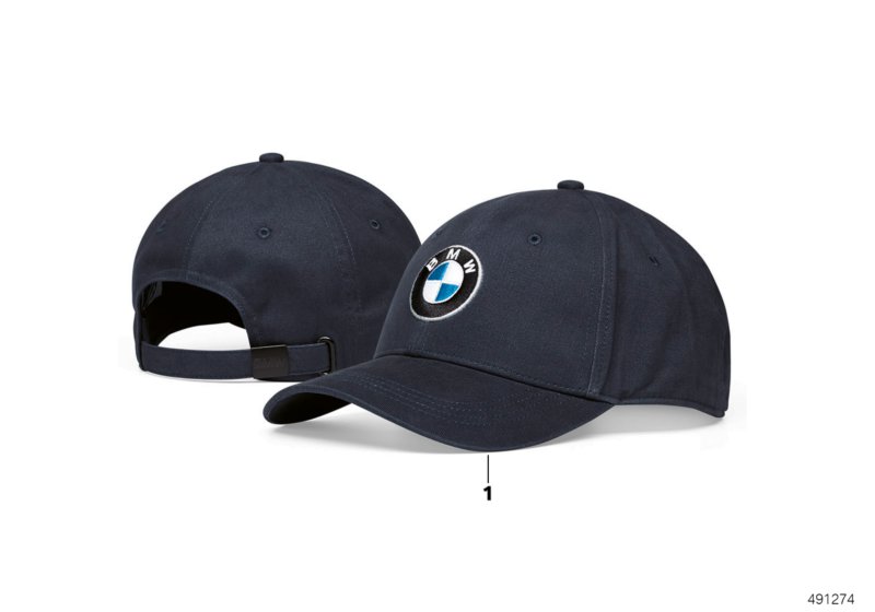 BMW Collection - BMW czapki z logo 18-20  (80_1276) dla BMW 5' G30 LCI 520d Lim ECE