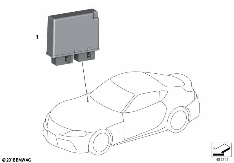 Sterownik czujnika ultradźwiękowego  (66_0548) dla BMW TMC Supra LCI Supra 30i Cou ECE