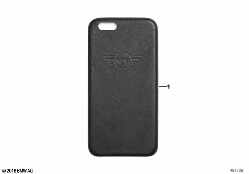 Essentials - MINI Phone Cover  (80_1279) dla MINI F55 LCI Cooper 5-drzwiowy ECE