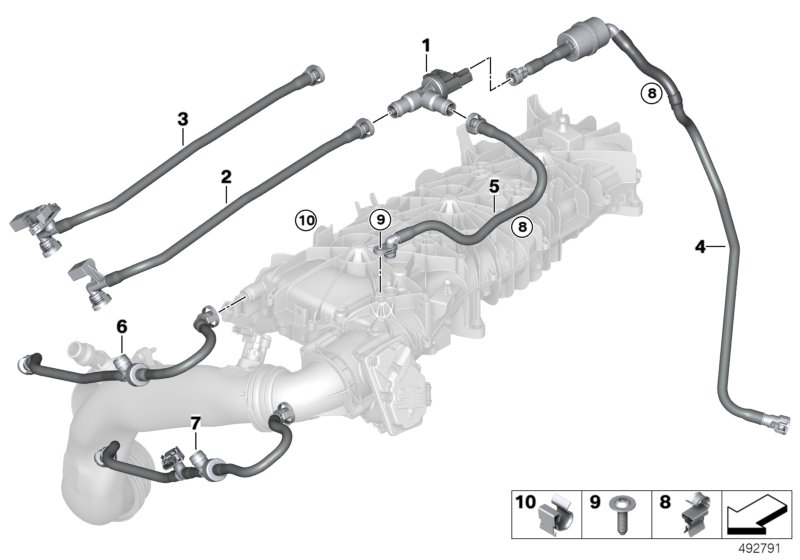 Zawór odpow. zbiornika paliwa  (13_2270) dla BMW X3 G01 LCI X3 M40iX SAV ECE