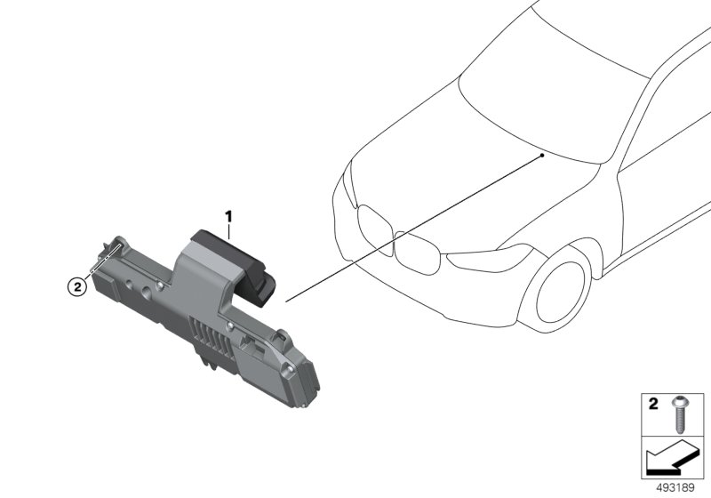 Driver Camera System  (66_0506) dla BMW 4' G23 420i Cab ECE