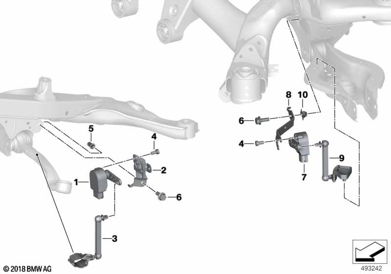 Czujnik regulacji zasięgu świateł  (33_2339) dla BMW TMC Supra LCI Supra 20i Cou ECE