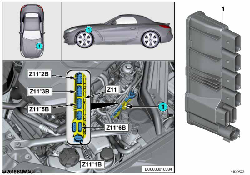 Zintegrowany moduł zasilania Z11  (61_6057) dla BMW TMC Supra LCI Supra M40i Cou ECE