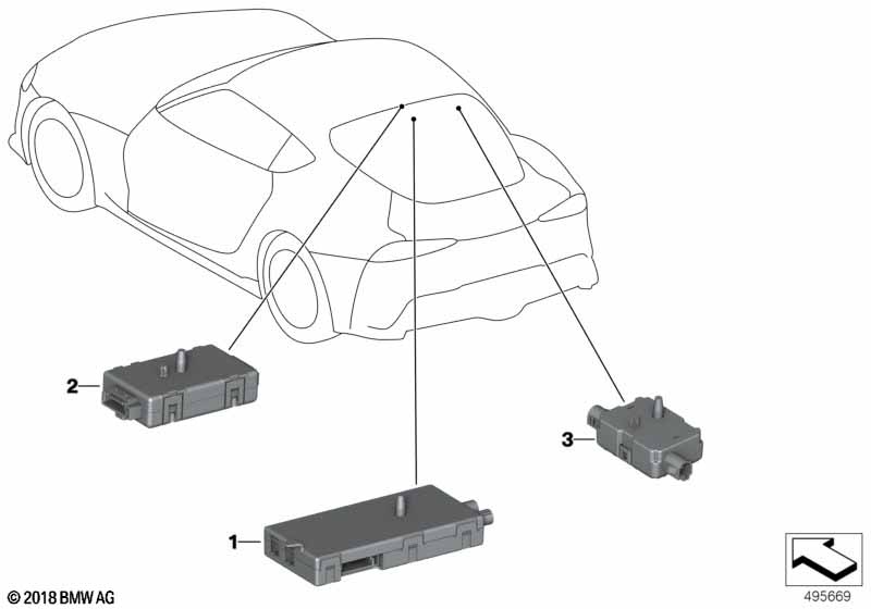 Poj.elem.wzmacn.antenowego Diversity  (65_3086) dla BMW TMC Supra LCI Supra M40i Cou ECE