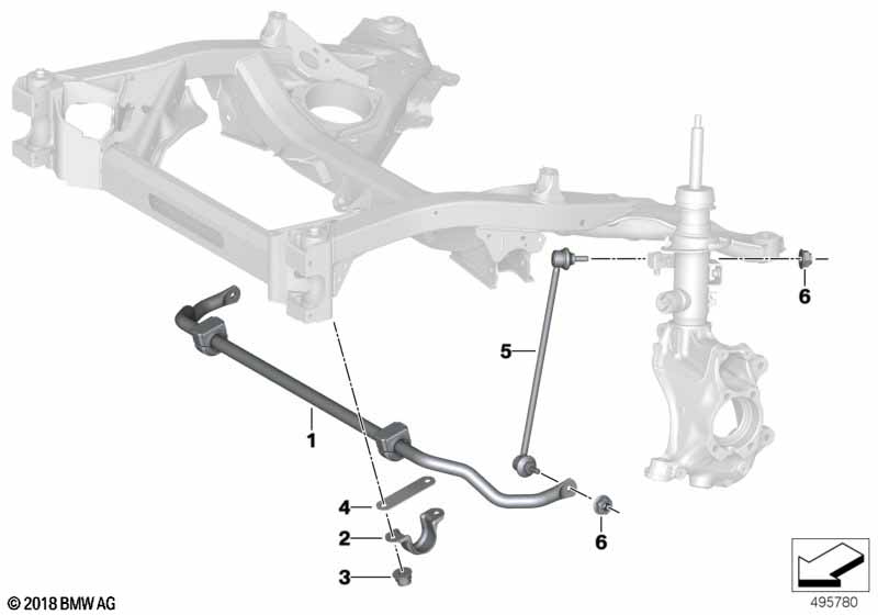 Stabilizator przedni  (31_1538) dla BMW TMC Supra LCI Supra M40i Cou ECE