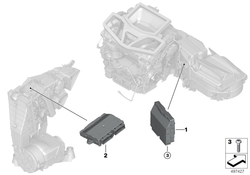 Sterownik ukł. klimatyzacji  (64_2417) dla BMW X5 G05 X5 40dX SAV ECE