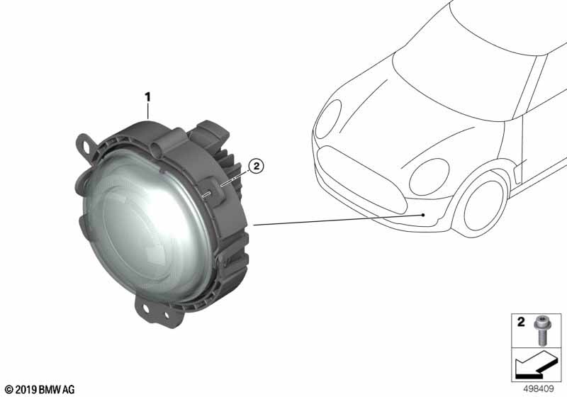 Reflektory zderzaka  (63_2105) dla MINI Clubman F54 LCI Cooper Clubman ECE