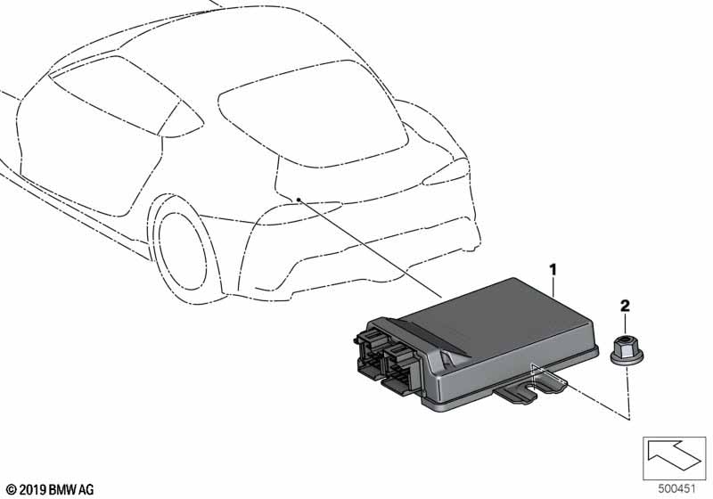 Przekładnia tylnej osi sterownik  (33_2586) dla BMW TMC Supra LCI Supra 40i Cou ECE