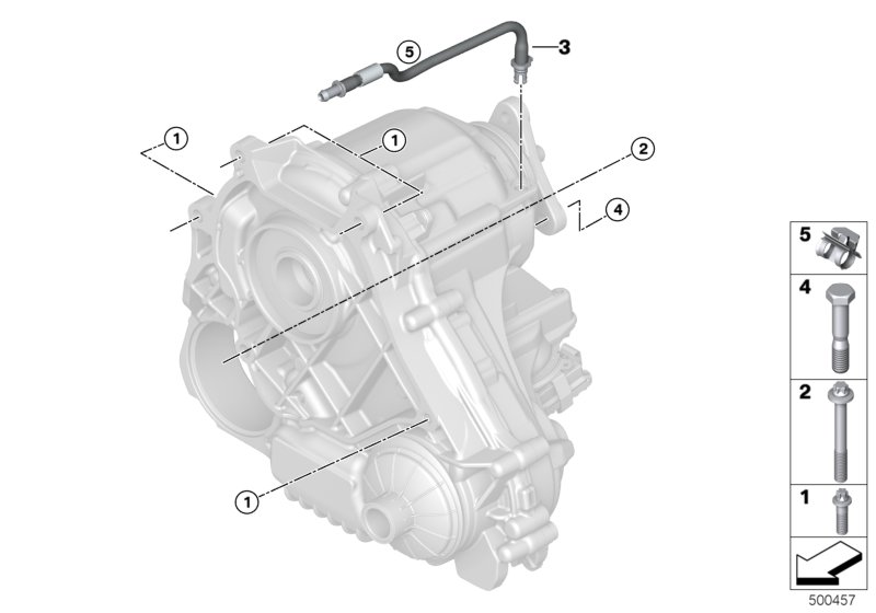 Skrzynia biegów, mocowanie / odpowietrz  (27_0141) dla BMW 3' G20 LCI M340dX Lim ECE