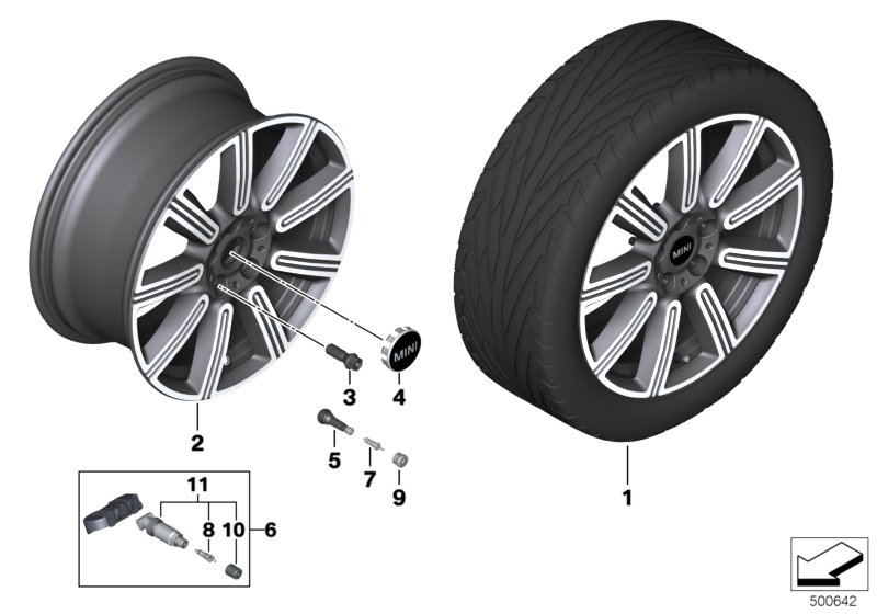 MINI k.st.l.Multiray Spoke 591 - 18