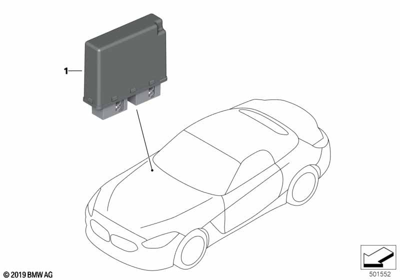Sterownik czujnika ultradźwiękowego  (66_0554) dla BMW Z4 G29 Z4 20i Roa ECE