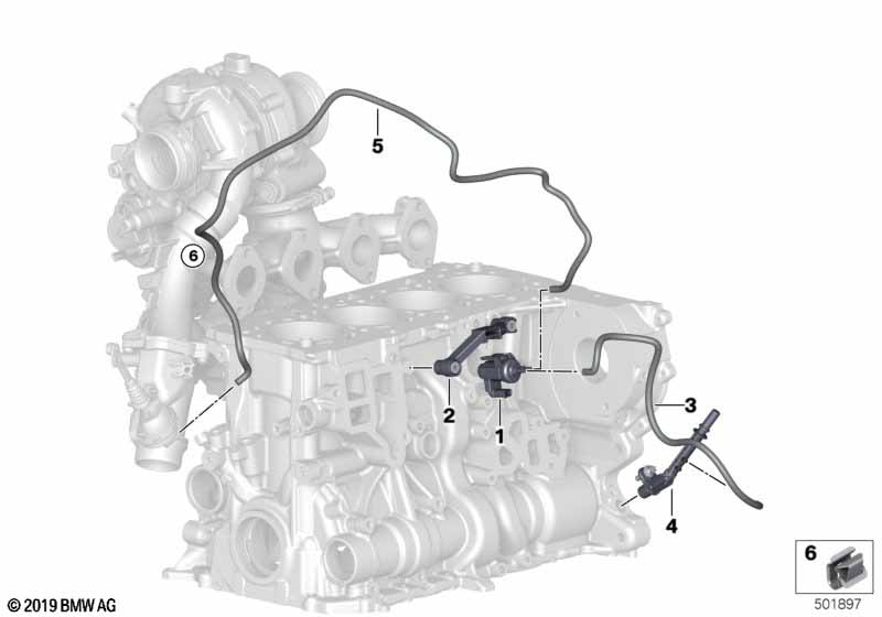 Sterowanie podciśnienia turbosprężarki  (11_8247) dla BMW X1 F48 LCI X1 25dX SAV ECE