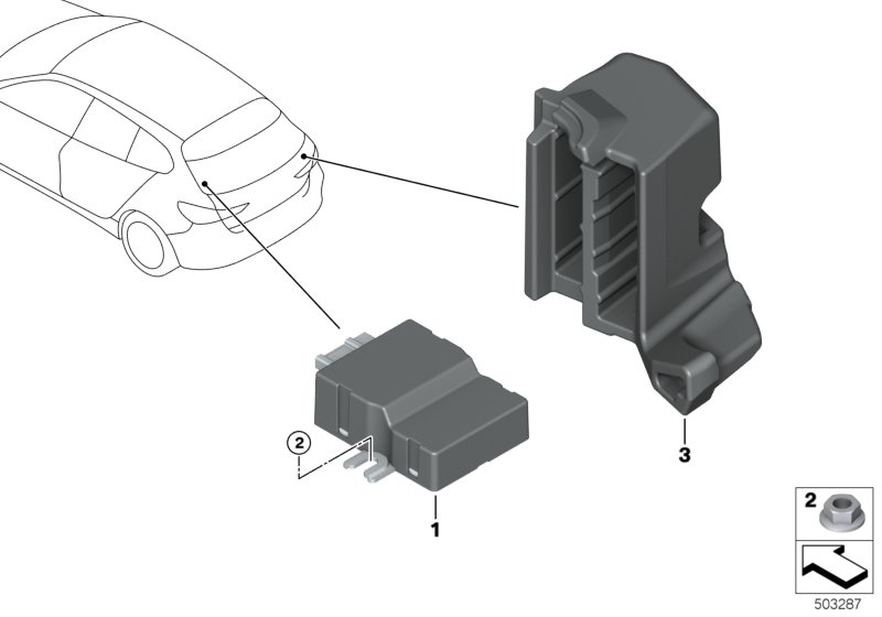 Sterownik pompy paliwowej  (16_1379) dla BMW X1 F48 LCI X1 25iX SAV ECE