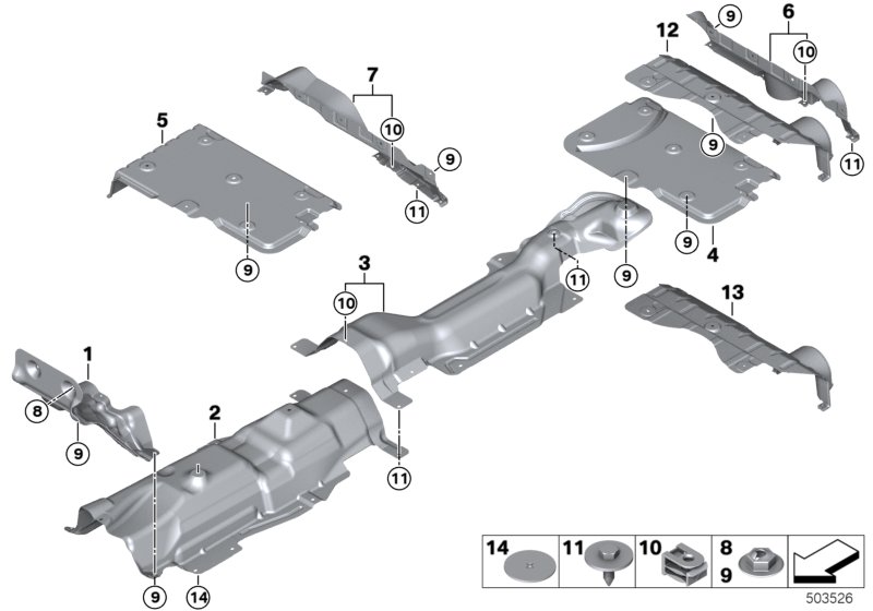 Izolacja termiczna  (51_9653) dla MINI Cabrio F57 LCI JCW Cabrio ECE