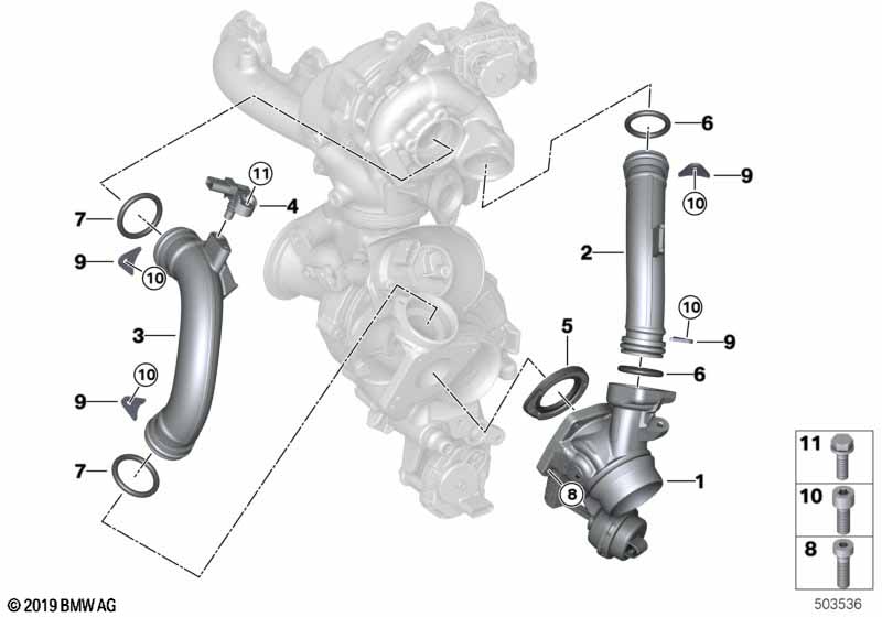 Sterowanie przepustnic turbosprężarki  (11_8344) dla BMW X5 G05 X5 25dX SAV ECE