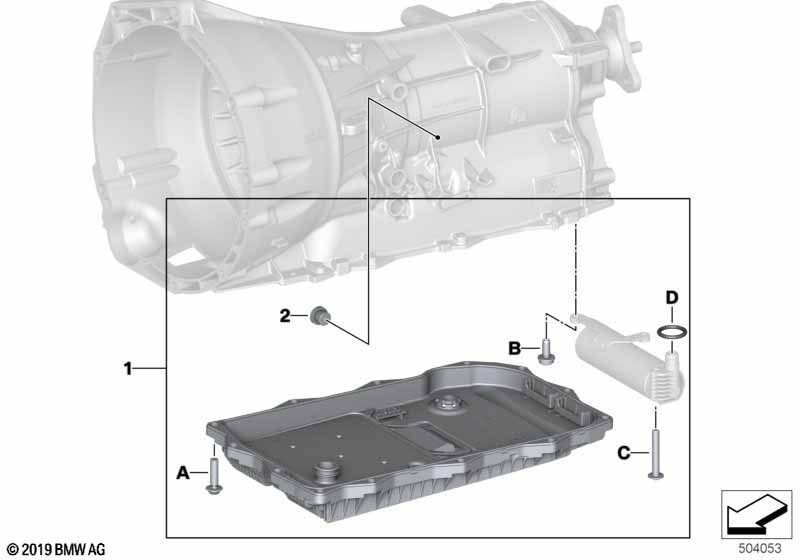 GA8HP51Z O-ring zbiornika oleju  (24_2019) dla BMW TMC Supra LCI Supra M40i Cou ECE