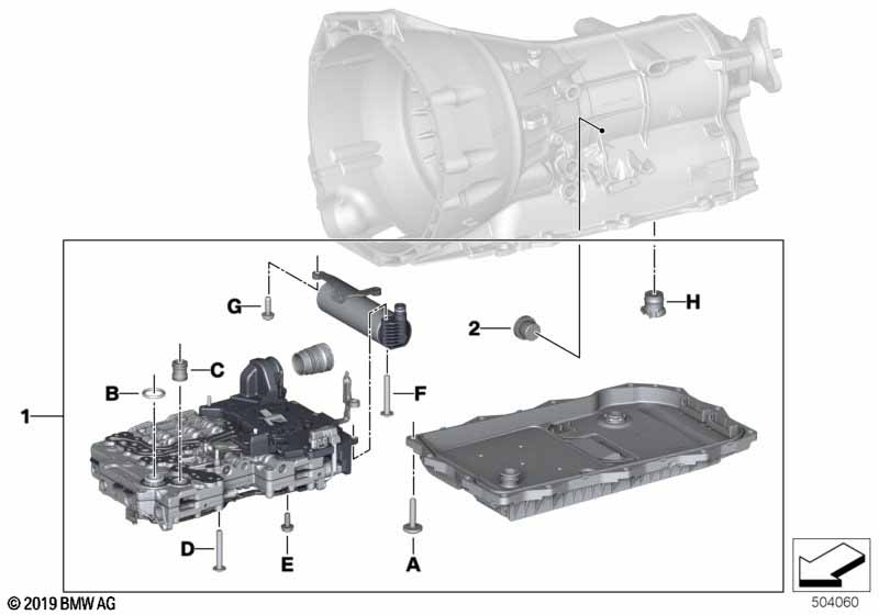 GA8HP51Z mechatronika  (24_2026) dla BMW TMC Supra LCI Supra 30i Cou ECE