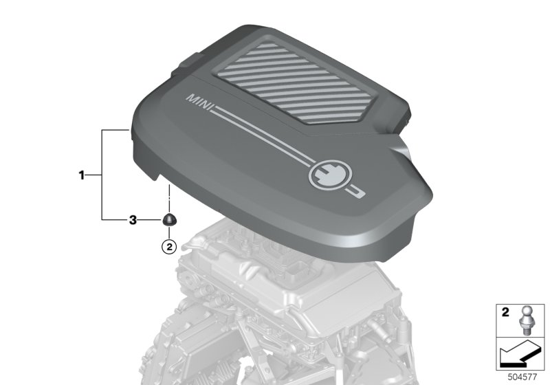 Akustyka silnika  (11_8380) dla MINI F56 BEV LCI Cooper SE 3-drzwiowy ECE