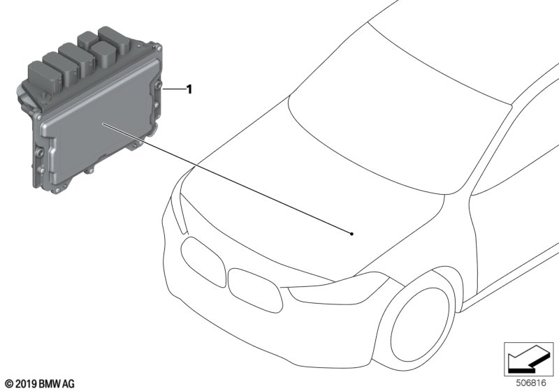 Sterownik podstawowy DME / MEVD 172R  (12_2659) dla BMW X1 F48 LCI X1 25eX SAV ECE