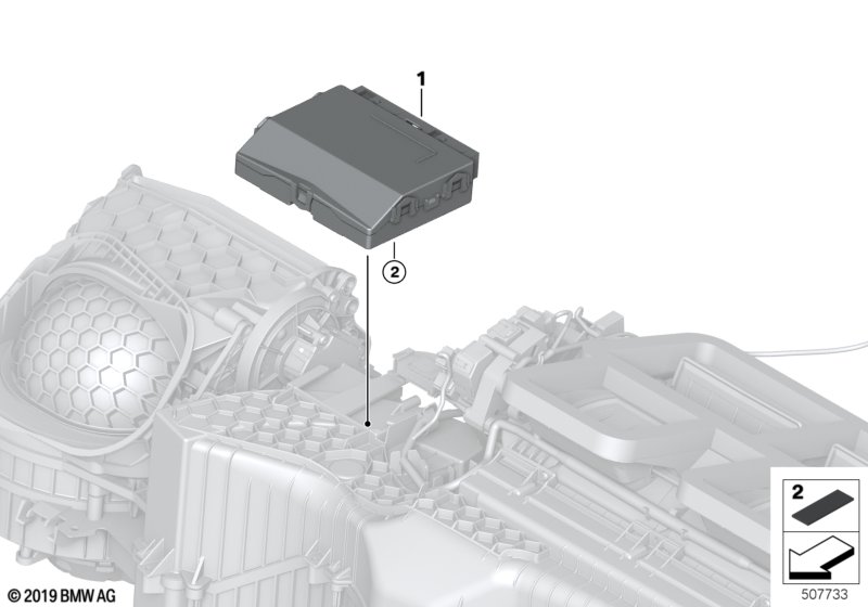 Sterownik ukł. klimatyzacji  (64_2606) dla BMW 1' F40 M135iX 5-d ECE