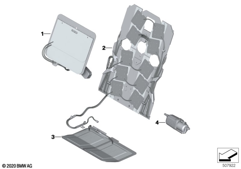 Fotel przedni z funkcjami komfortu  (52_4714) dla BMW X6 M F96 X6 M SAC ECE