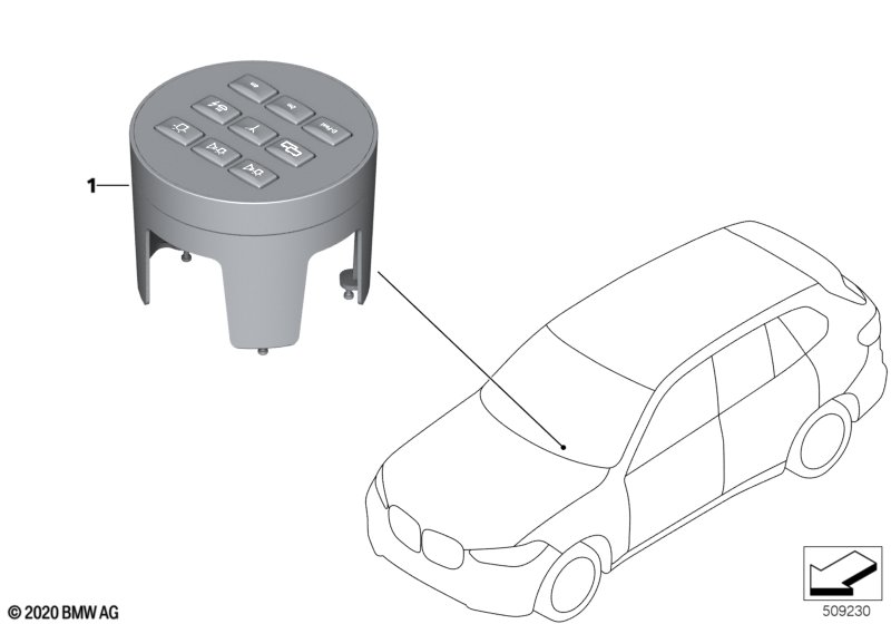 Centrum sterowania Security  (61_6793) dla BMW X5 G05 X5 M50iX SAV ECE