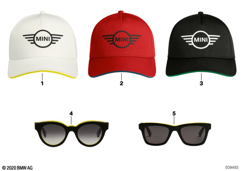 MINI Collection - Caps & Brillen 2020  (80_1435) dla MINI Cabrio F57 LCI Cooper S Cabrio ECE