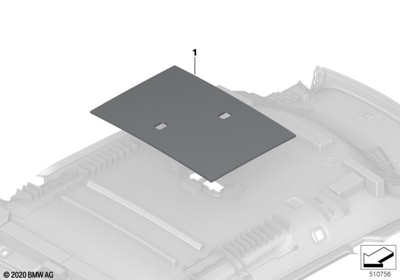 Izolacja dźwiękowa dachu  (51_Z261) dla BMW i iX I20 iX M60 SAV ECE