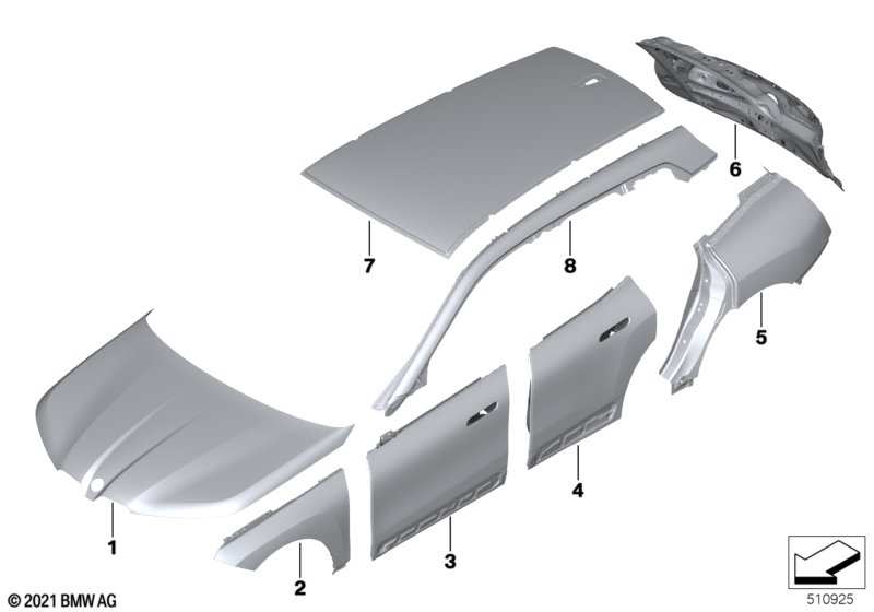 Zewn. pokrycie  (41_3383) dla BMW i iX I20 iX xDrive50 SAV ECE