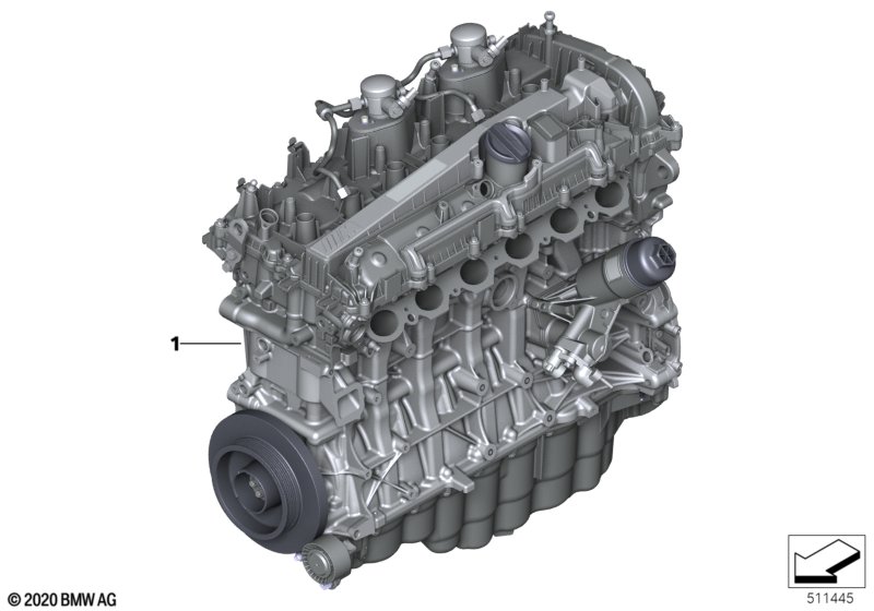 Zespół napędowy silnika  (11_8755) dla BMW X4 M F98 LCI X4 M SAC ECE