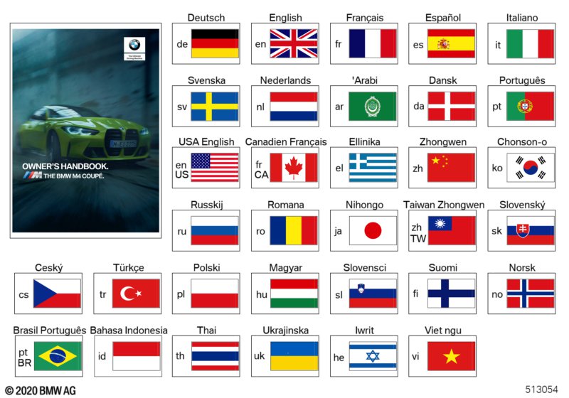 Instrukcja obsługi G82  (01_1716) dla BMW 4' G82 M4 M4 CSL Cou ECE