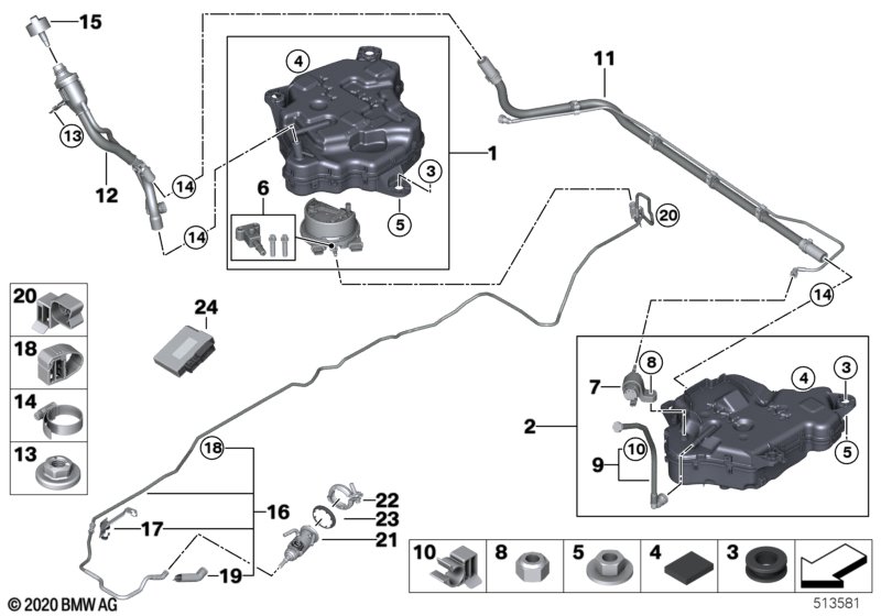 System SCR  (16_1562) dla BMW 3' G21 LCI 320d Tou ECE