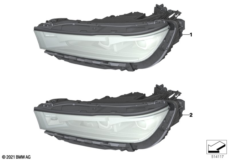 Reflektor  (63_2309) dla BMW i iX I20 iX xDrive50 SAV ECE