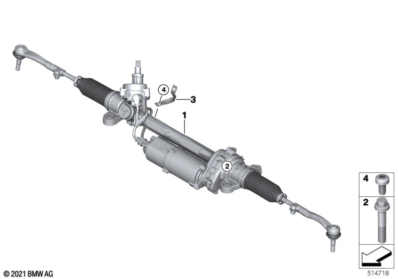 elektryczny układ kierowniczy  (32_2766) dla BMW i iX I20 iX xDrive40 SAV ECE