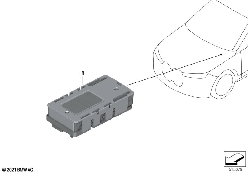 Rozdzielacz prądu modułu LIN  (61_7224) dla BMW i iX I20 iX xDrive50 SAV ECE
