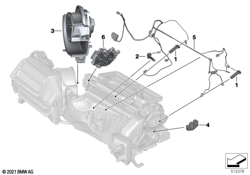 Elem. elektr. urządz. klimatyzacyjnego  (64_2748) dla BMW i4 G26 Gran Coupé i4 M50 Gra ECE