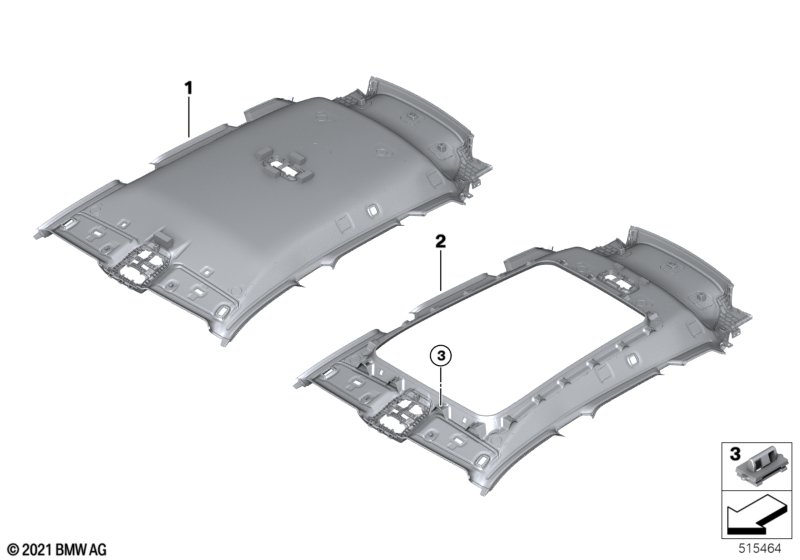 podsufitka  (51_Z702) dla BMW i iX I20 iX xDrive40 SAV ECE