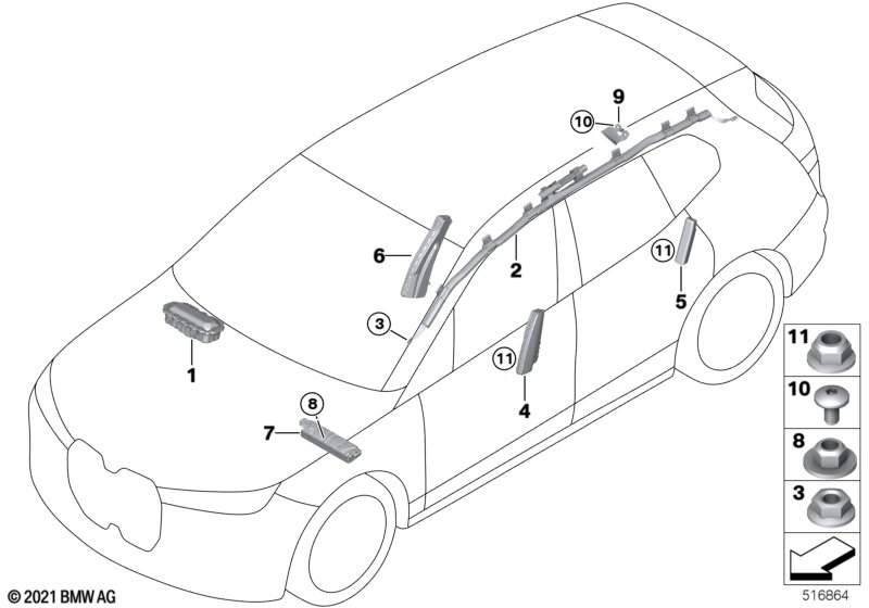 Poduszka powietrzna  (72_0967) dla BMW i iX I20 iX xDrive40 SAV ECE