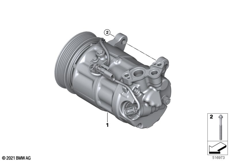 sprężarka klimatyzacji  (64_2805) dla BMW X1 U11 X1 20i SAV ECE