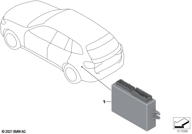 Sterownik pojazdu służbowego  (61_7355) dla BMW X3 G01 LCI X3 30dX SAV ECE