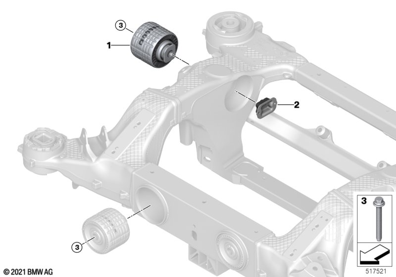 Zawieszenie silnika  (22_0435) dla BMW i iX I20 iX xDrive50 SAV ECE